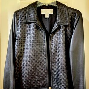 Doncaster Black leather jacket, Large